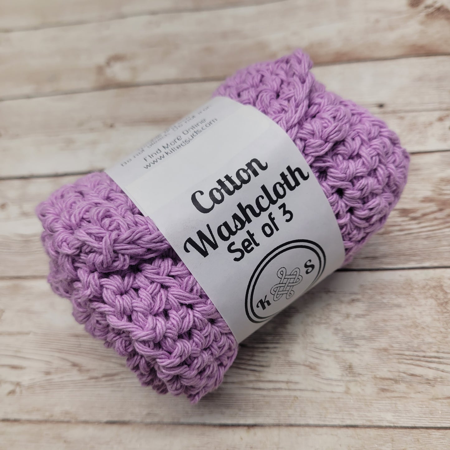 Lilac Cotton Washcloth