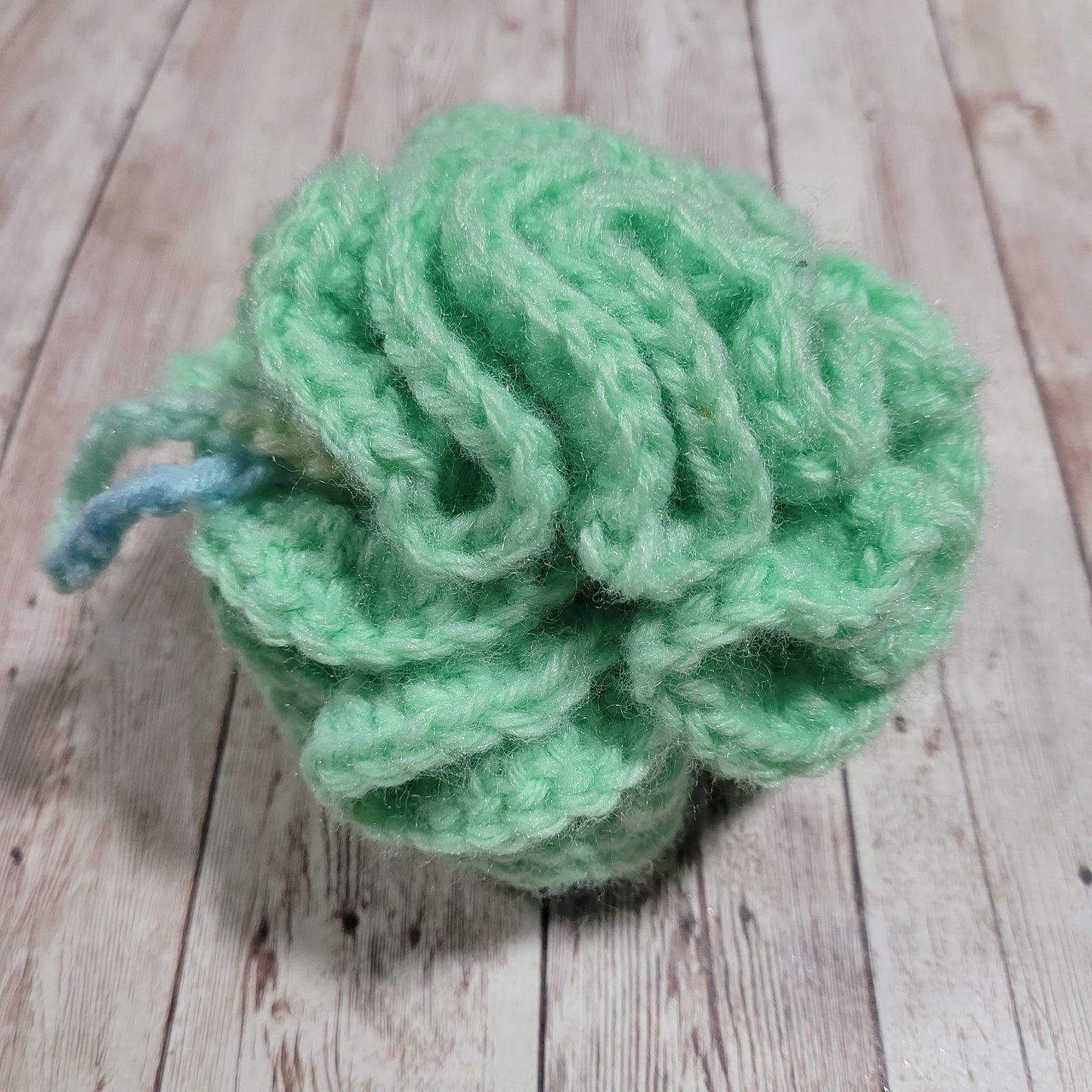 Green & Pastels Shower Puff Bath Sponge