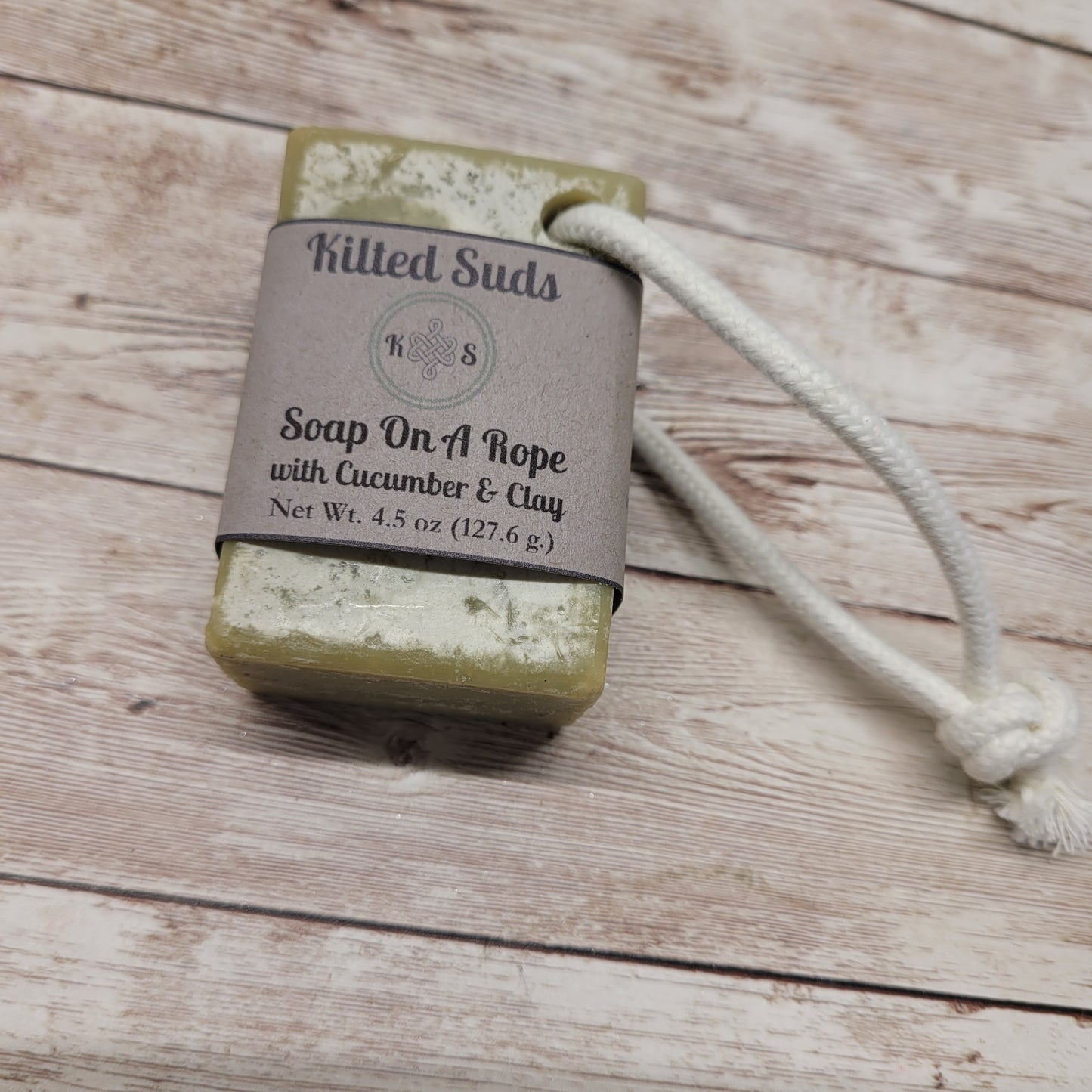 Cucumber & Clay Soap On A Rope