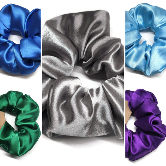 Luxury Satin Scrunchie (Standard Size, Multiple Colors Available)