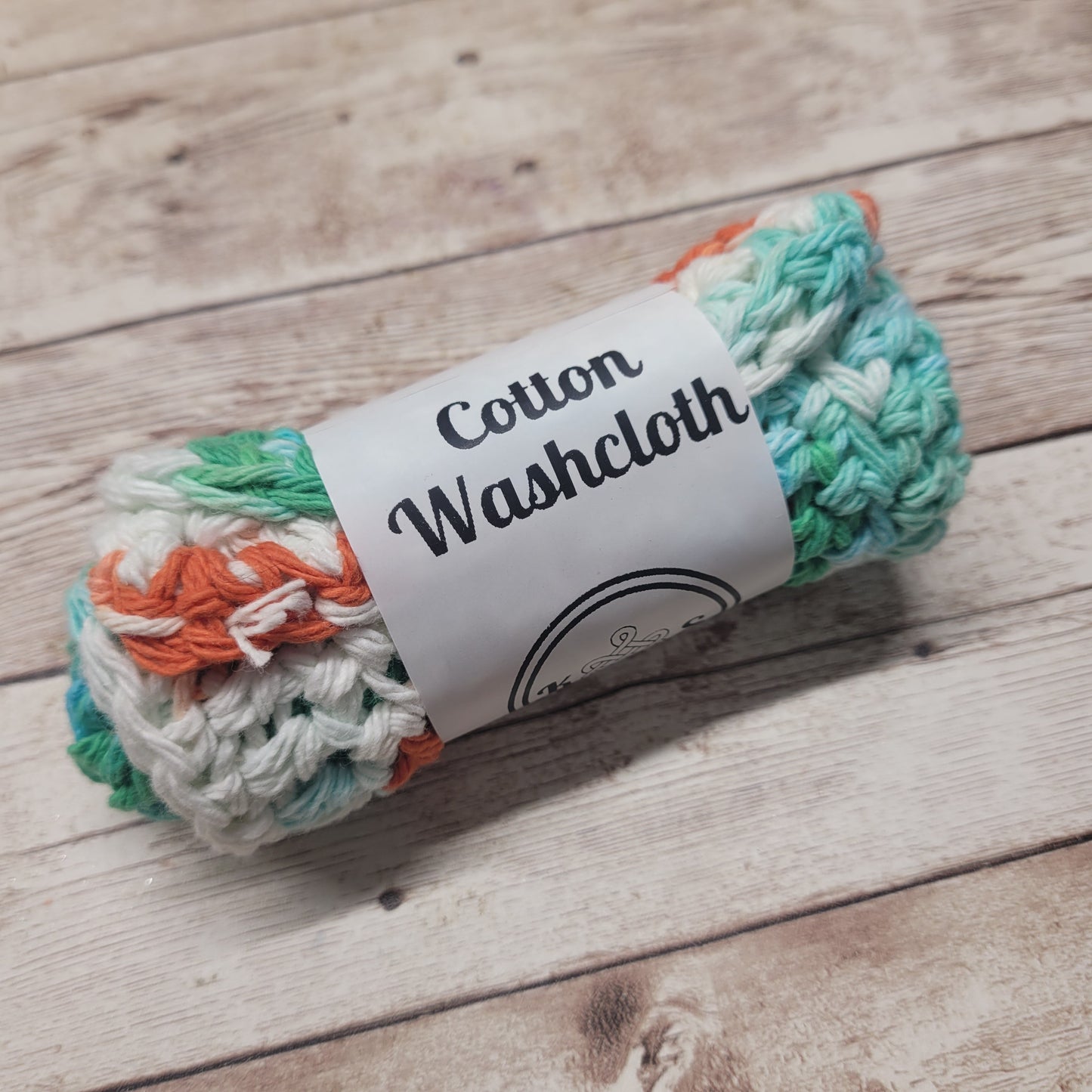Nautical Ombre Cotton Washcloth