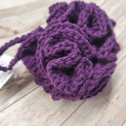 Violet Shower Puff Bath Sponge