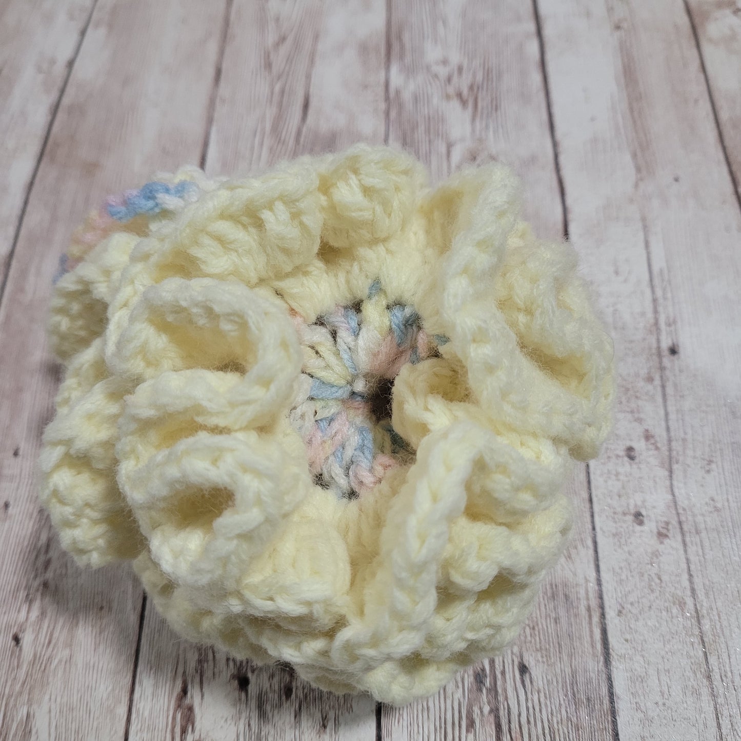 Yellow & Pastels Shower Puff Bath Sponge