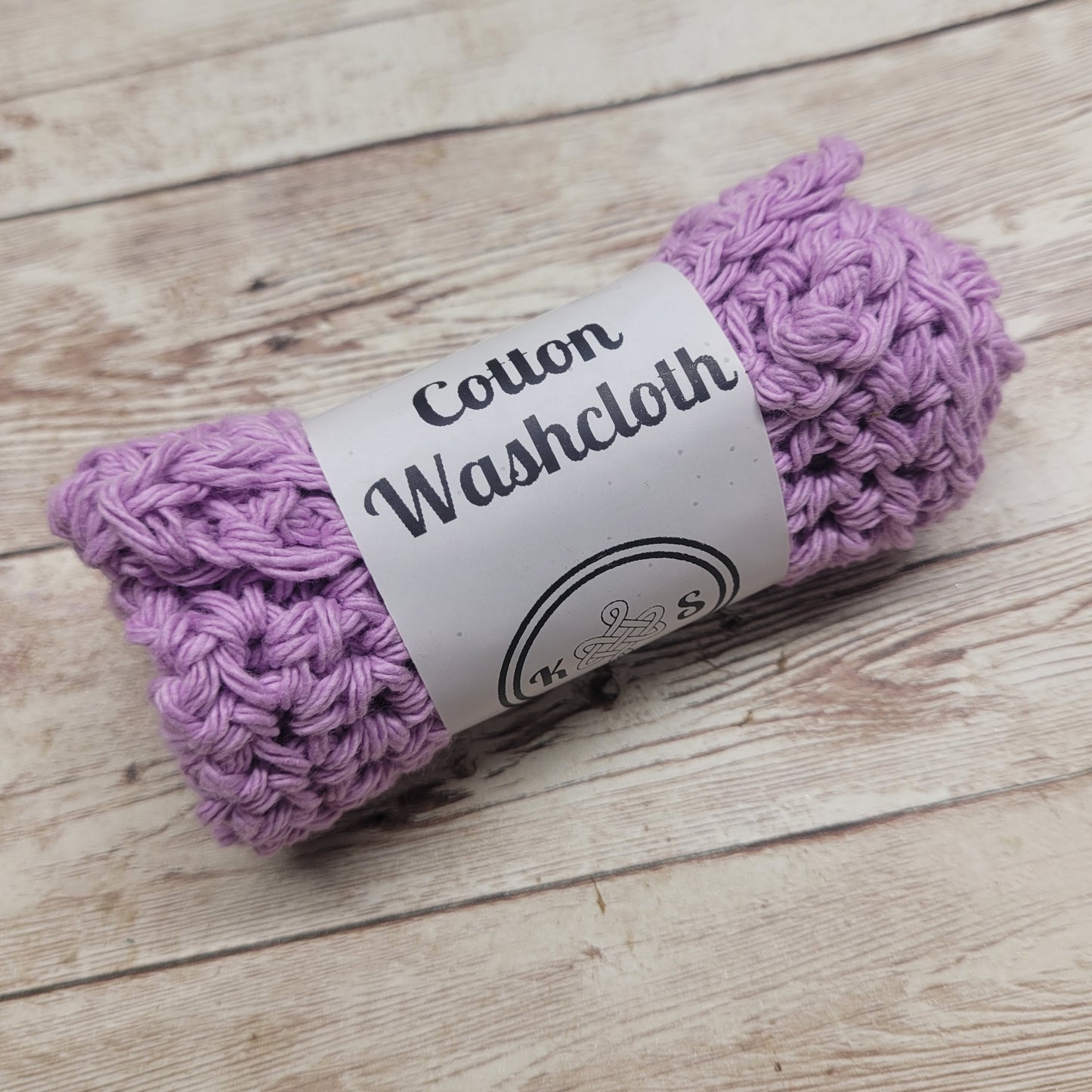 Lilac Cotton Washcloth