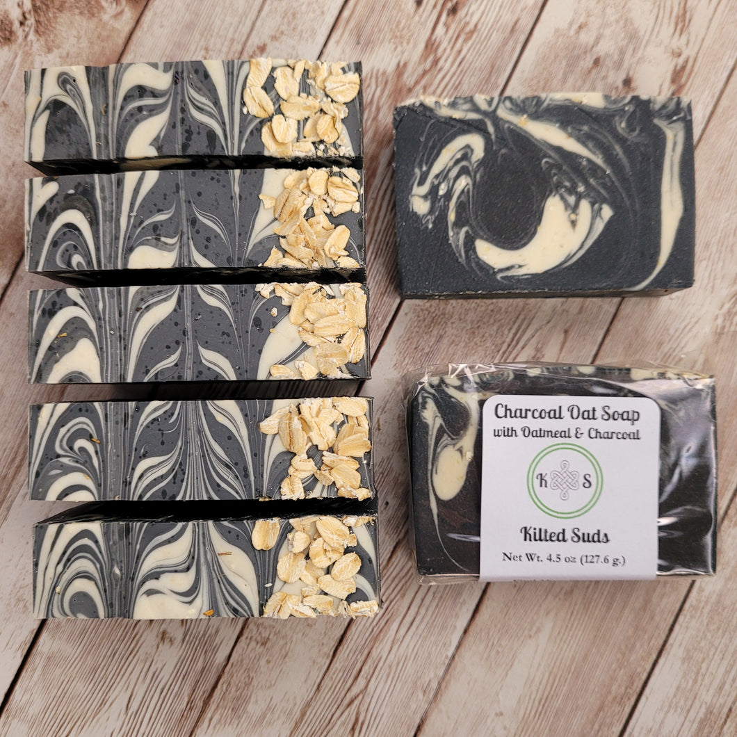 Charcoal Oatmeal Bar Soap