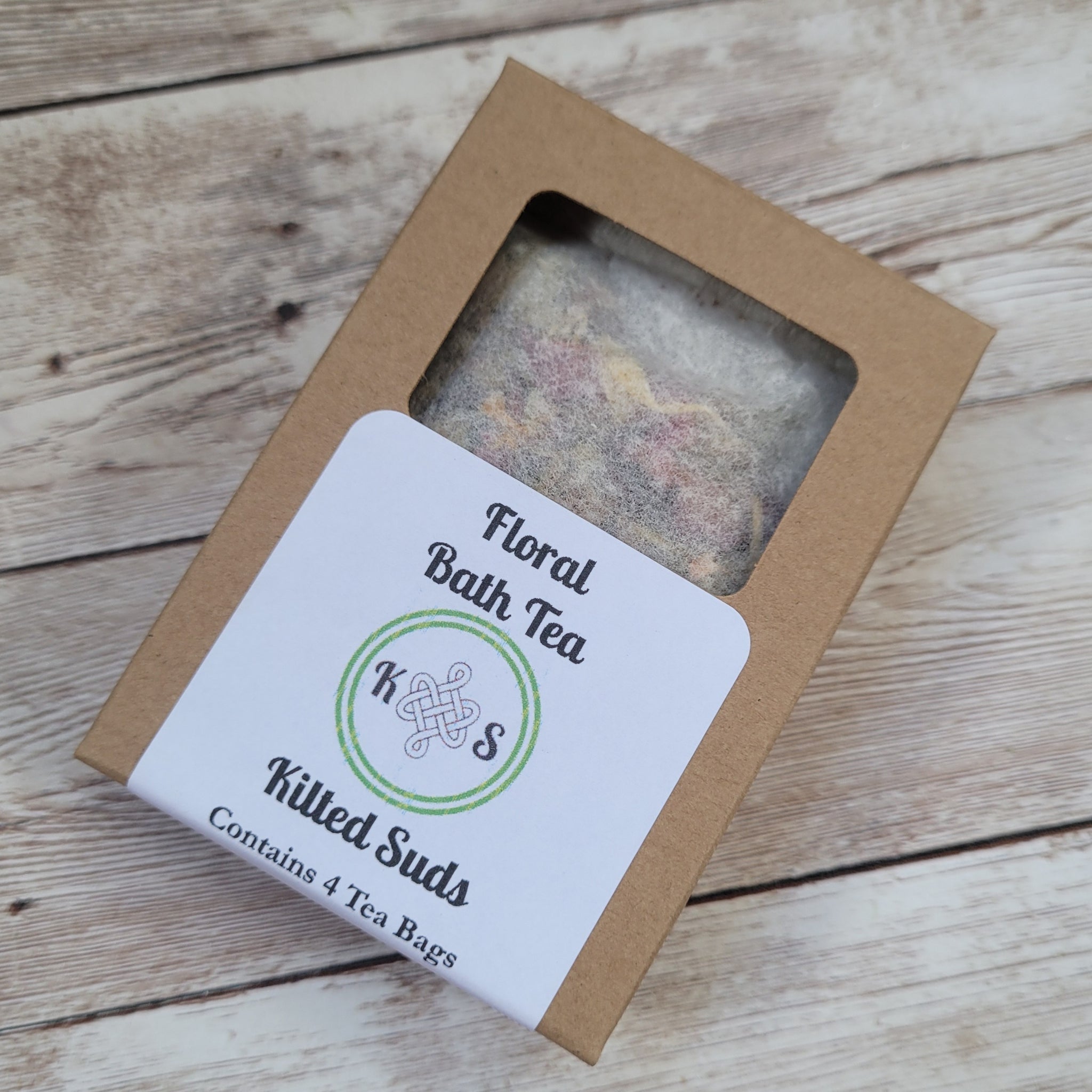 Floral Bath Tea Bags Kilted Suds