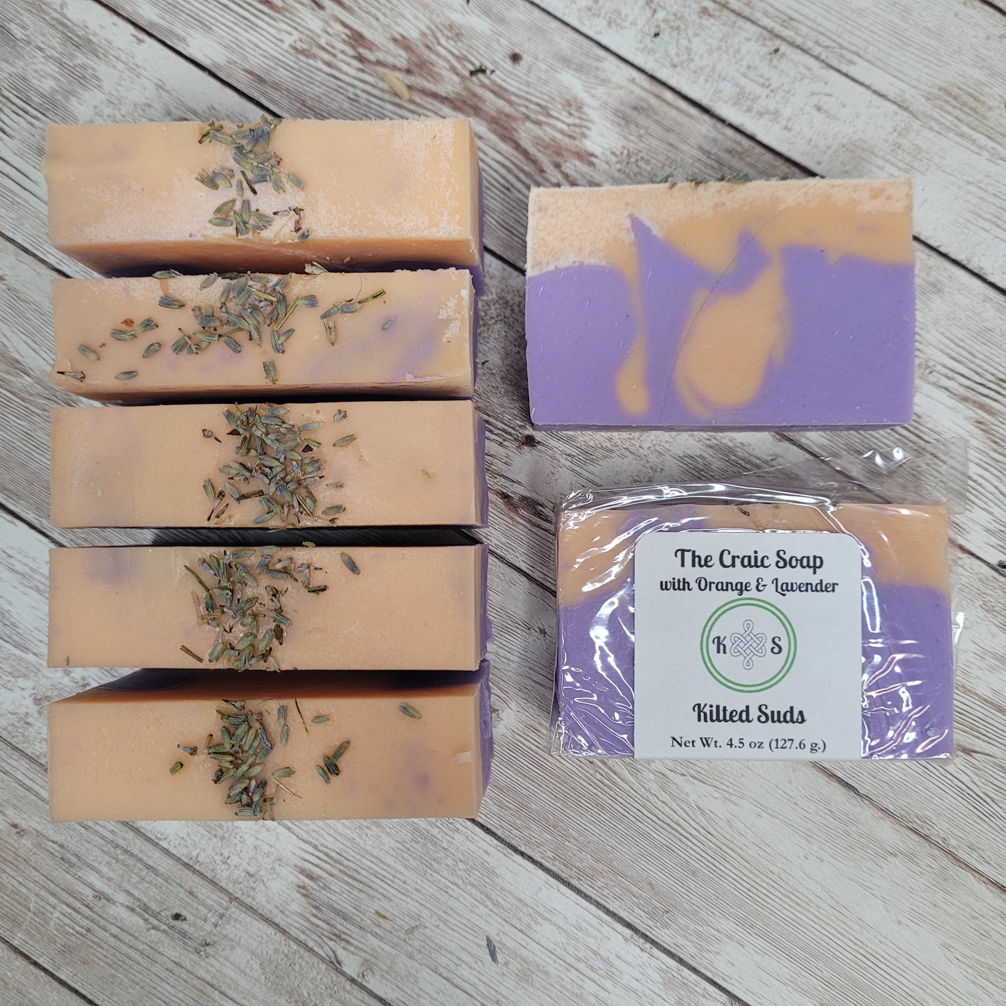 The Craic Bar Soap (Lavender & Orange)