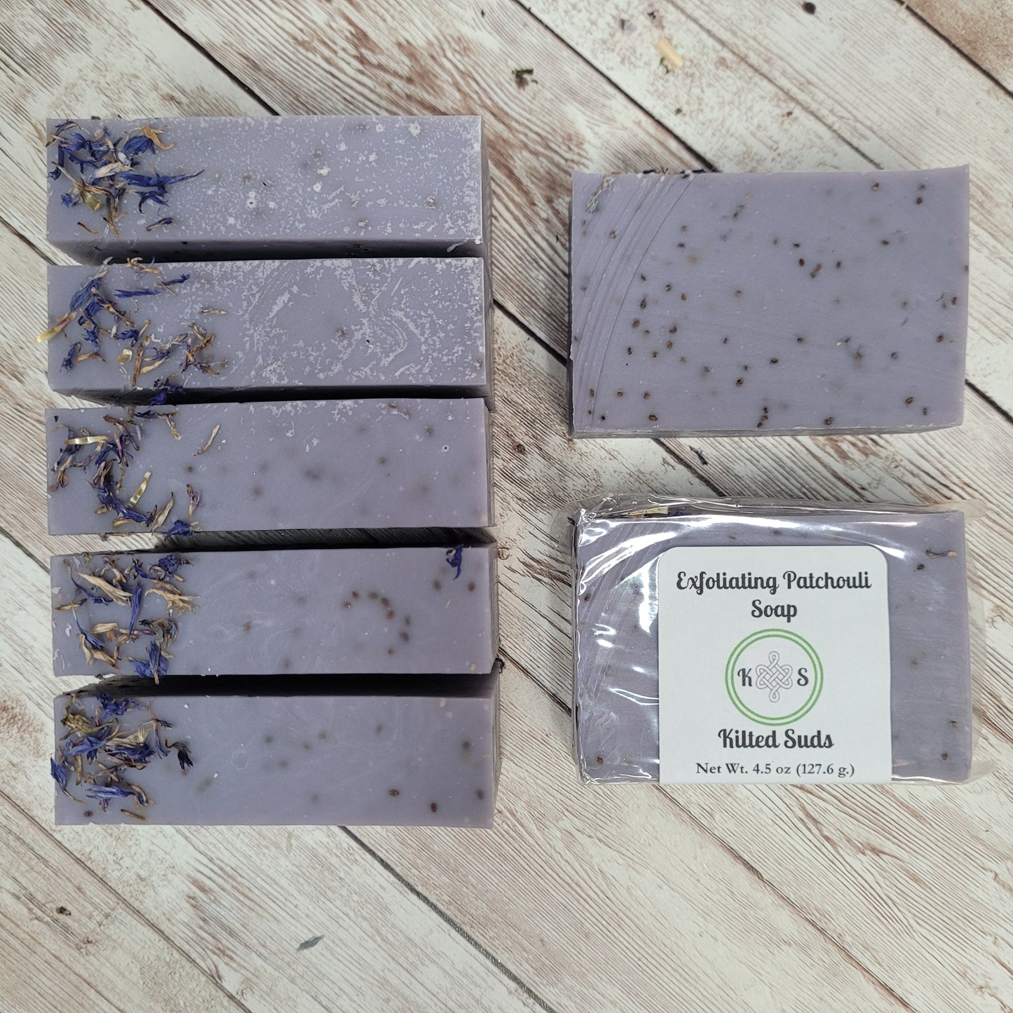 Exfoliating Patchouli Sage Bar Soap