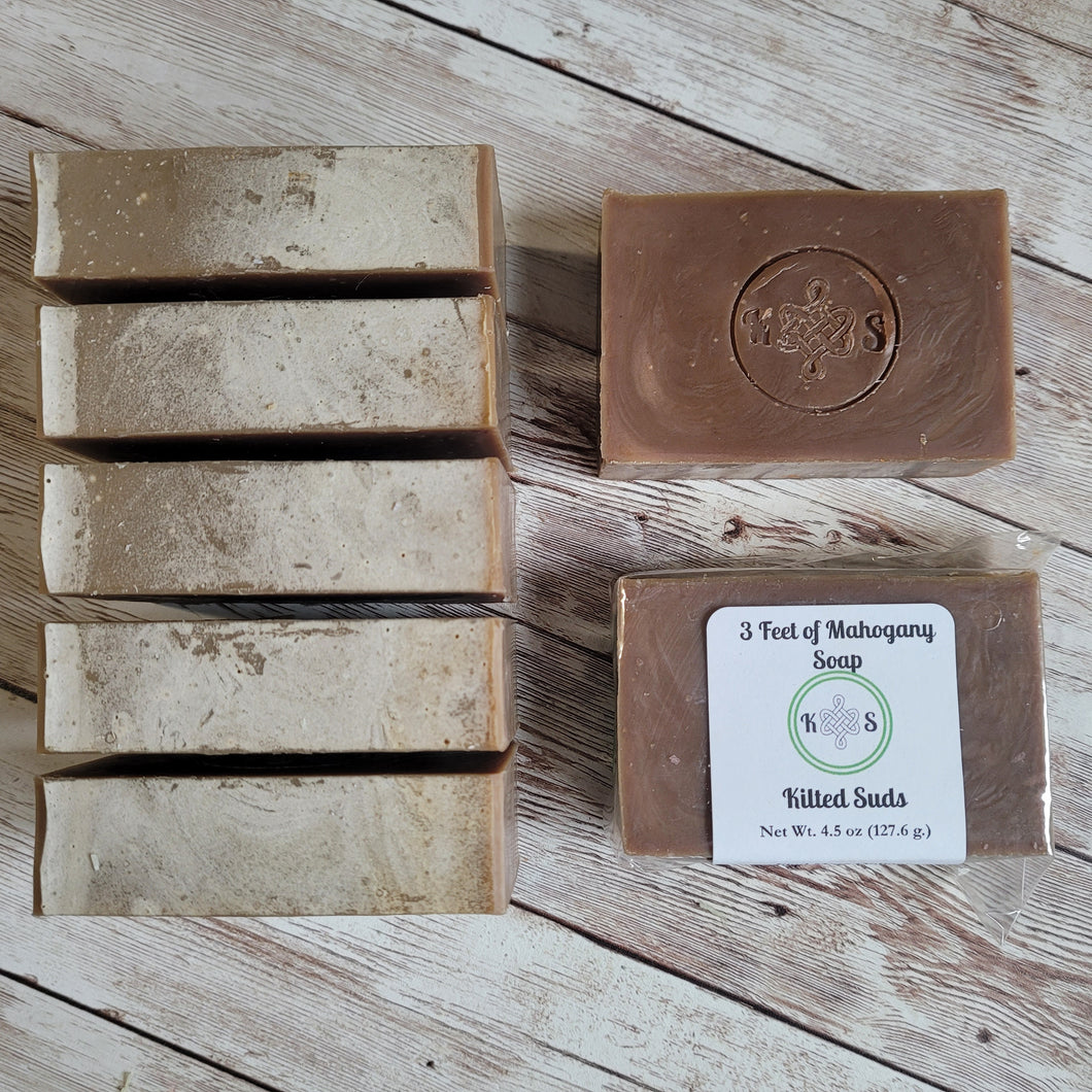 3 Feet of Mahogany Bar Soap