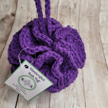 Load image into Gallery viewer, Purple Shower Puff Bath Sponge
