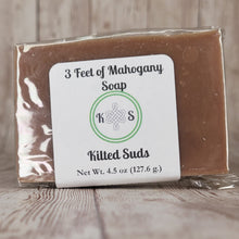 Load image into Gallery viewer, 3 Feet of Mahogany Bar Soap
