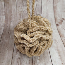 Load image into Gallery viewer, Beige Shower Puff Bath Sponge
