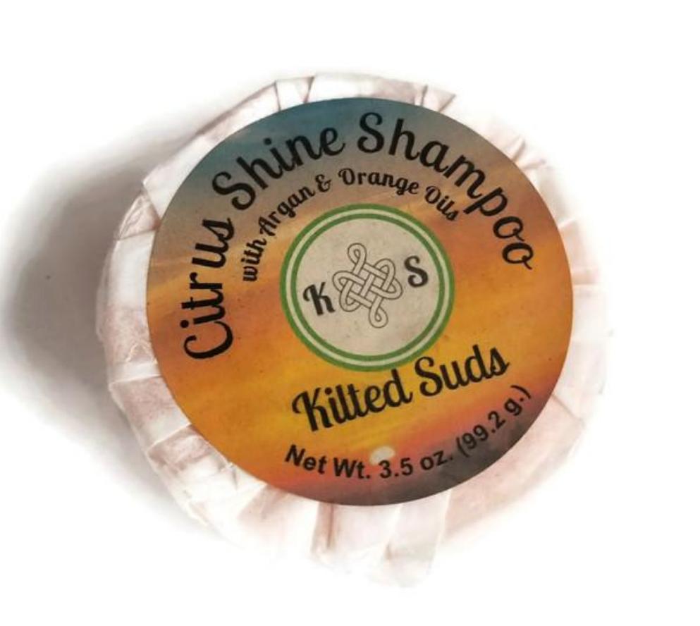 Citrus Shine Shampoo Bar - Kilted Suds