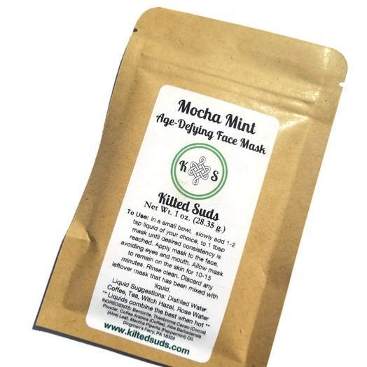 Mocha Mint Age-Defying Face Mask - Kilted Suds