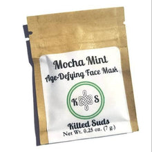 Load image into Gallery viewer, Mocha Mint Age-Defying Face Mask Small - Kilted Suds
